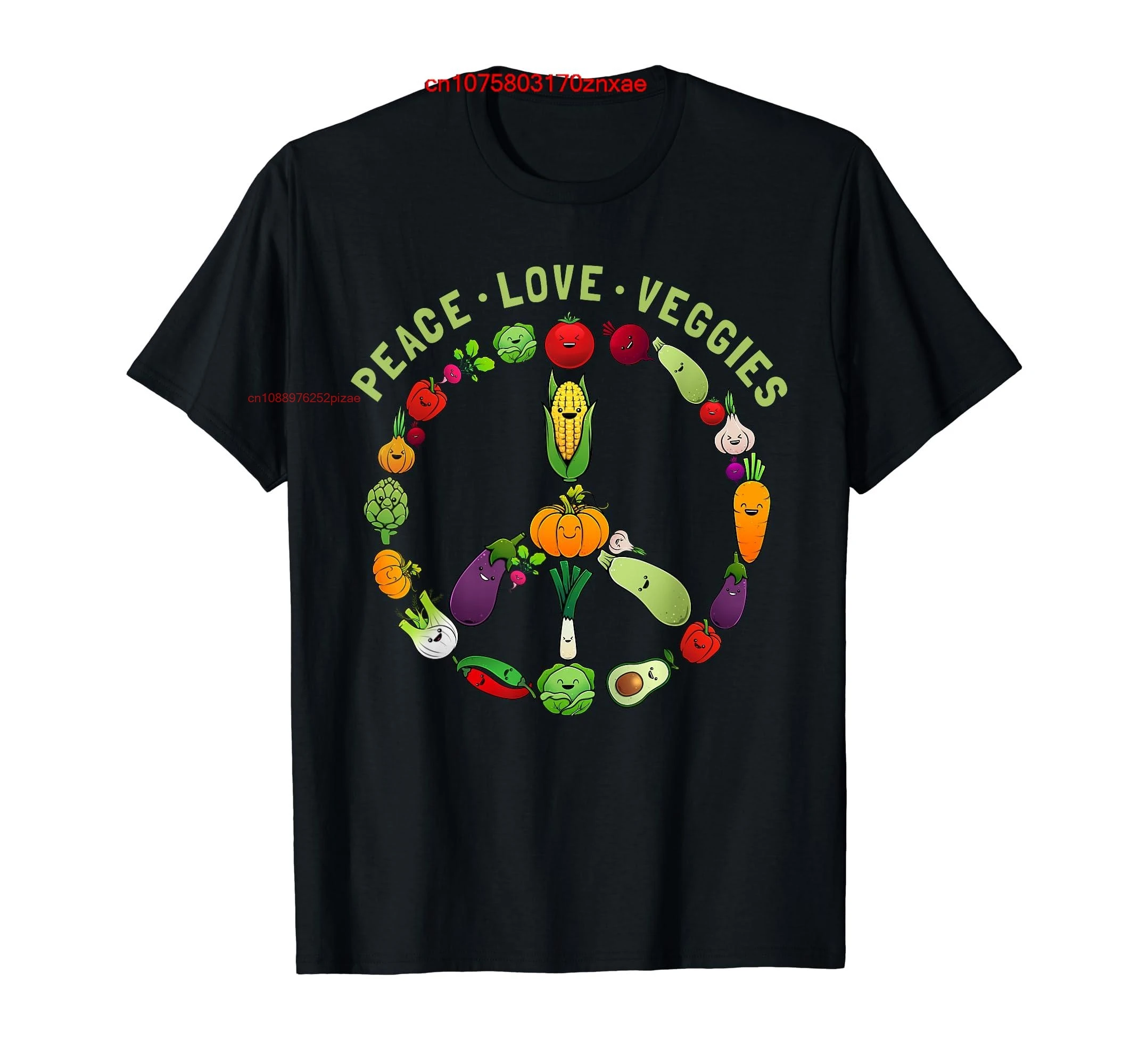 100% Cotton Funny Veggie Art For Women Men Vegan Food Vegetables Themed T-Shirt MEN WOMEN UNISEX T Shirts Size S-6XL
