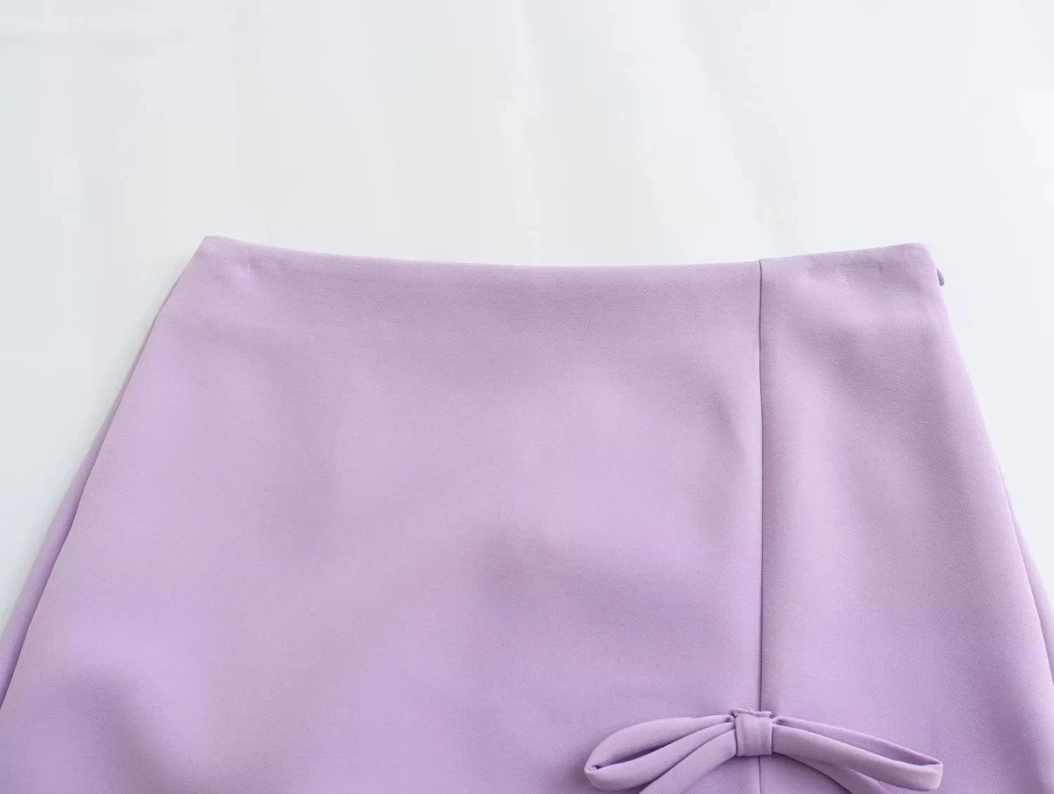 Jupe à nœud taille haute pour femmes, Design Street Sle Faion, ligne a, coupe cintrée, tissu Polyester, nouvelle collection automne