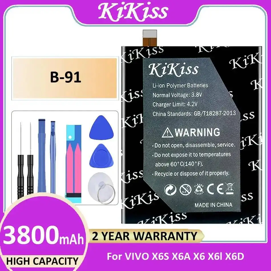 

For Vivo X6S X6A X6 X6l X6D High Compatibility Mobile Phone Battery 3800Mah B-91 Long-Lasting