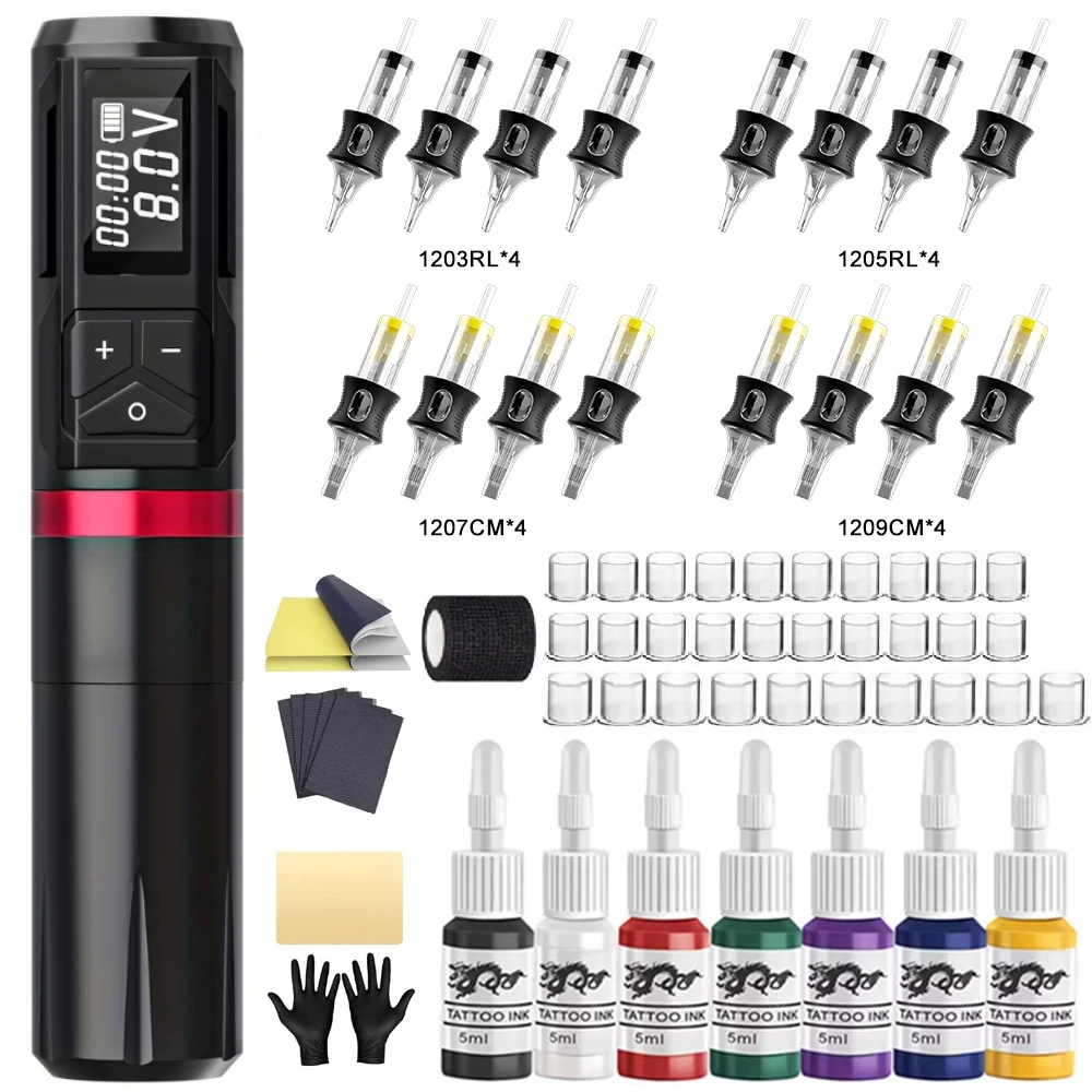 wireless-tattoo-pen-highquality-tattoo-machine-kit-1500mah-capacity-battery-pen-35mm-stroke-for-permanent-makeup-tattoo-gun-kit