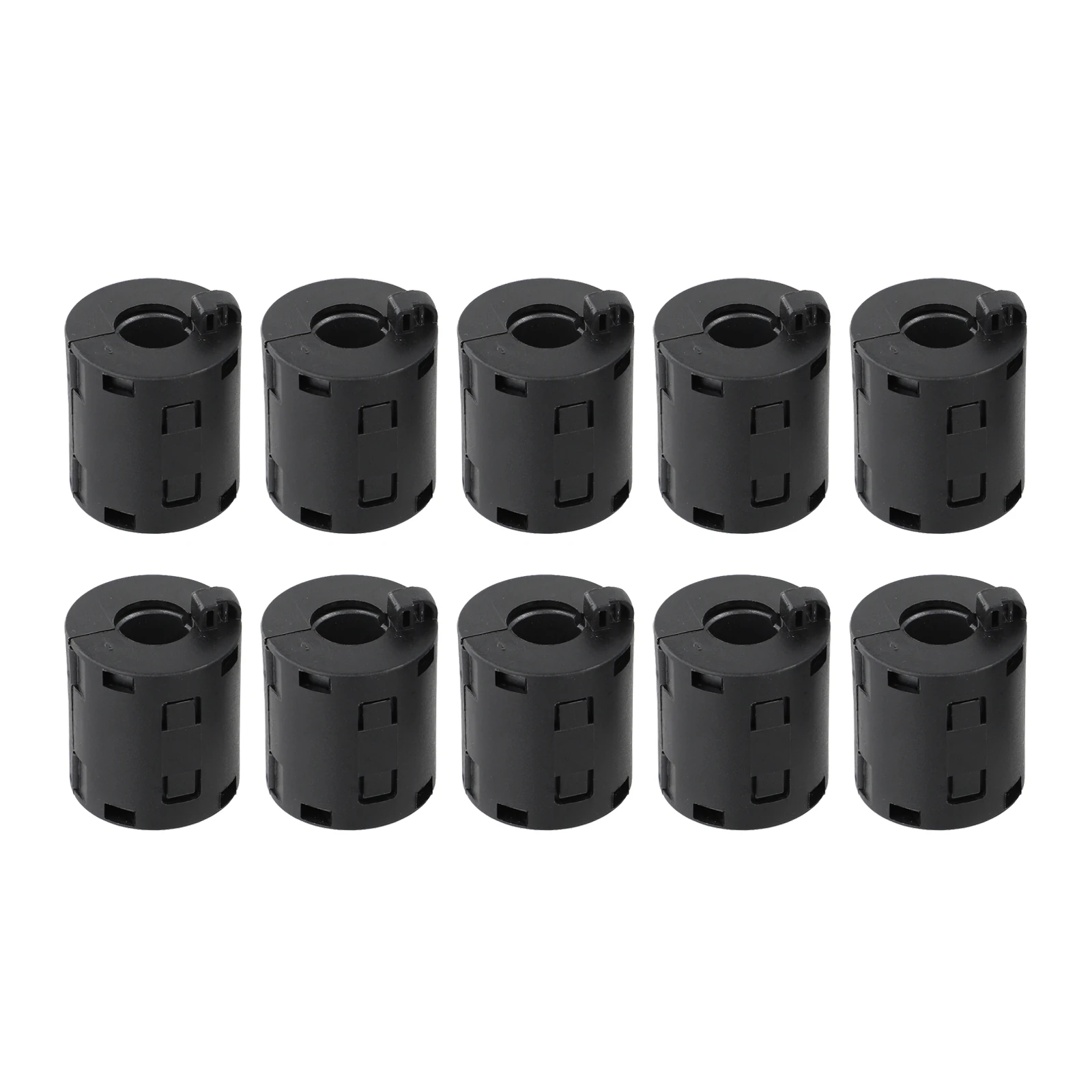 Double Snap Cable Clips Installation Tool Ferrite Ring Cores Optimal Performance In Noise Suppression Robust Plastic Shell