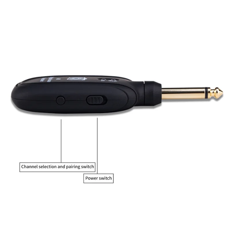 Portable Guitar Wireless Transmitter&Amp Receiver Transmission Audio Wireless System Built-in Battery for Guitars Bass