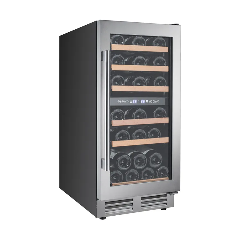 Support cross-border 30 pcs constant temperature wine cabinet beverage cabinet embedded kitchen appliances YC-100