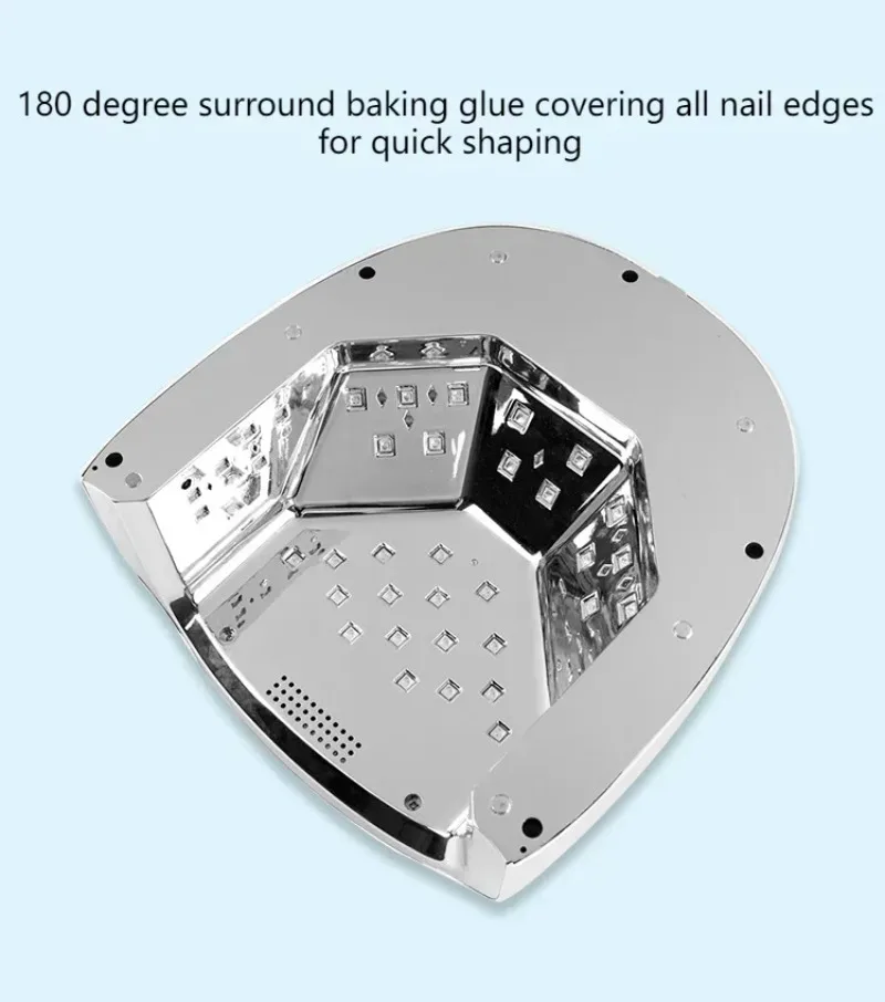 96 واط المهنية القابلة لإعادة الشحن مسمار مصباح لاسلكي الأشعة فوق البنفسجية Led مصباح هلام البولندية مسمار تجفيف أدوات مانيكير