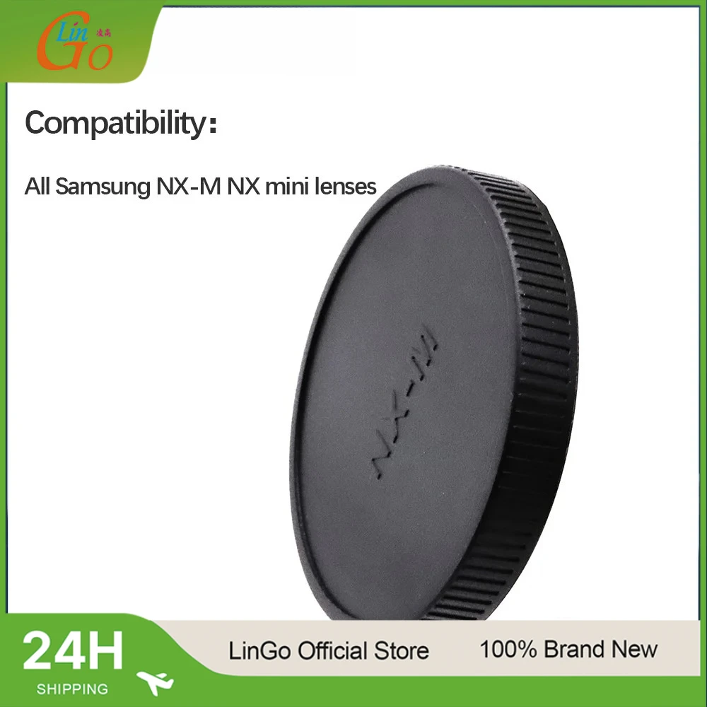 Tampa da lente traseira LinGo para montagem Samsung NX NX1000 NX200 NX100 NX20 NX5 NX10 NP3260