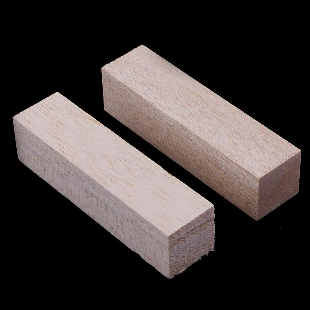 3cmx3cm Thickness Balsa Wood Block Stick for Model Making 5/12cm