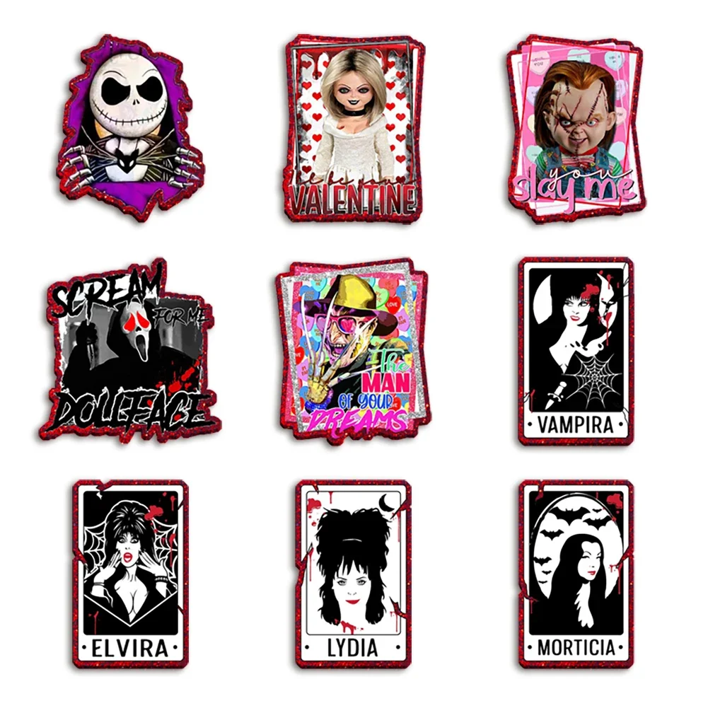 

Красный блестящий акриловый кабошон, кровь, фильм ужасов для обуви «сделай сам», серьги, ожерелье, кулон, праздничный декоративный чехол для телефона