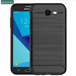 Case For Samsung Galaxy J3 Prime J327 2017 (US version) Case Silicone TPU Bumper Carbon Cover for Samsung J3 Emerge/Eclipse Case