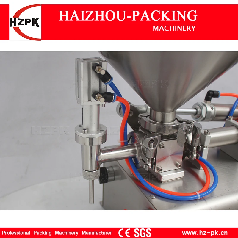 HZPK Small Volume Liquid and Paste Filling Machine Food Grade 304 Stainless Steel 3-20ml Packaging Ketchup Honey Cream Shampoo