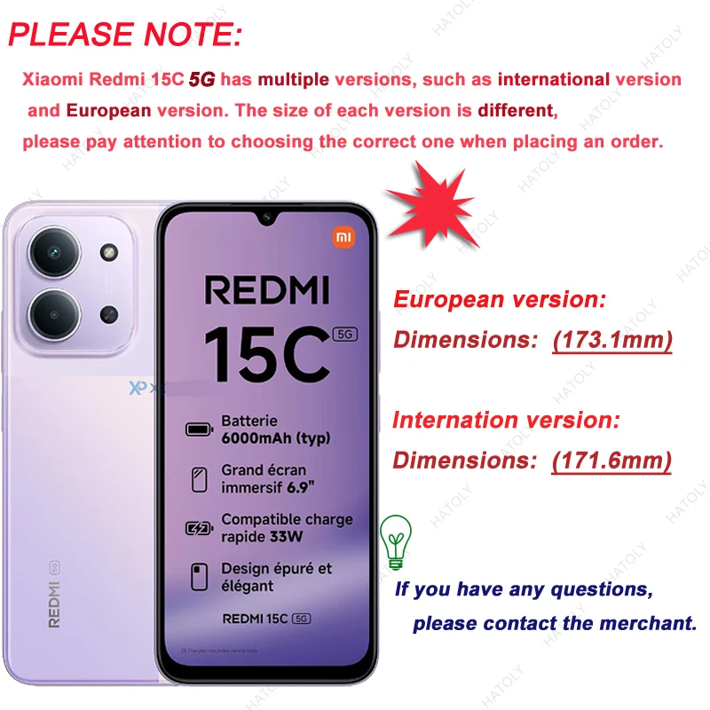 Für Xiaomi Redmi 15C 5G Glas Klar HD Schutz Film Für Redmi 15C 5G Gehärtetem Glas Screen Protector kamera Objektiv Schutz
