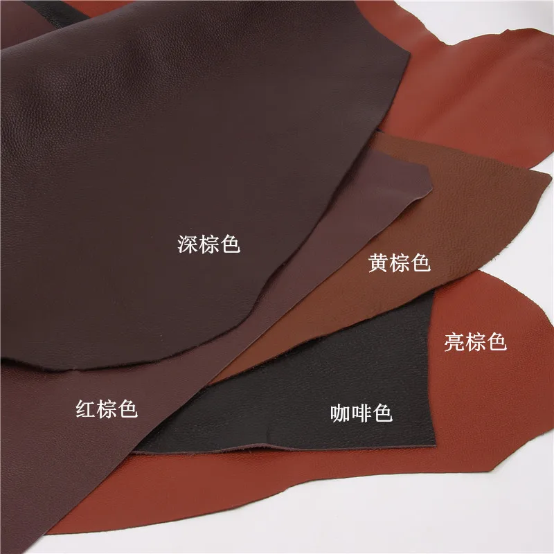whole pcs 1.2mm firstly layer cowhide brown series leather fabric of sofa or any other diy