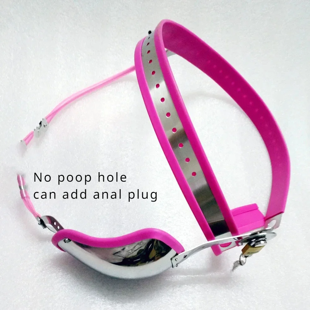 Stainless Steel male Chastity Panty with butt Plug Chastity Belt penis Locking Pants SexToys for Sissy BDSM BondageGearCockCages