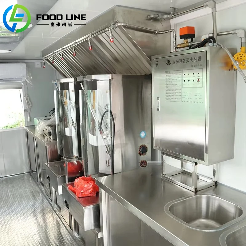 Custom Food Truck Trailer Buy Food Trailer USA Approved French Standard Mobile Event Pizza BBQ Ice Cream Food Truck Price