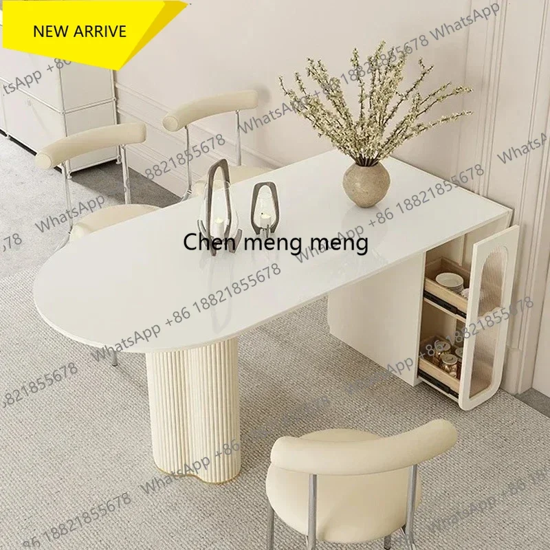

A178 Restaurant Tables Kitchen Table Folding Ceramic Dining Modern Rooms Luxury Elegant Mesa De Cocina Con Sillas Service Exten