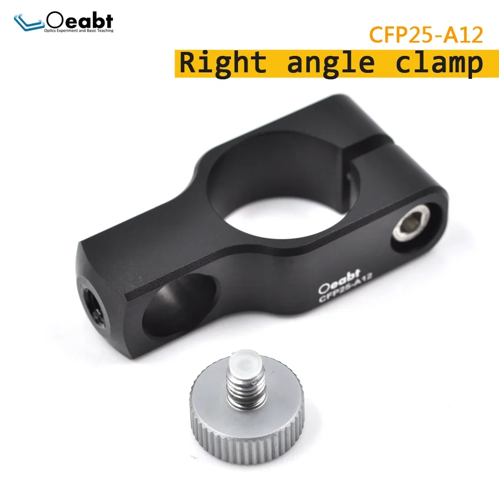 CFP25-A12 Đường Kính 25Mm Đến 12Mm Góc Phải Thanh Kết Nối Kẹp Thép Không Gỉ Thanh Kết Nối Chống Rối Cực Quang Thí Nghiệm