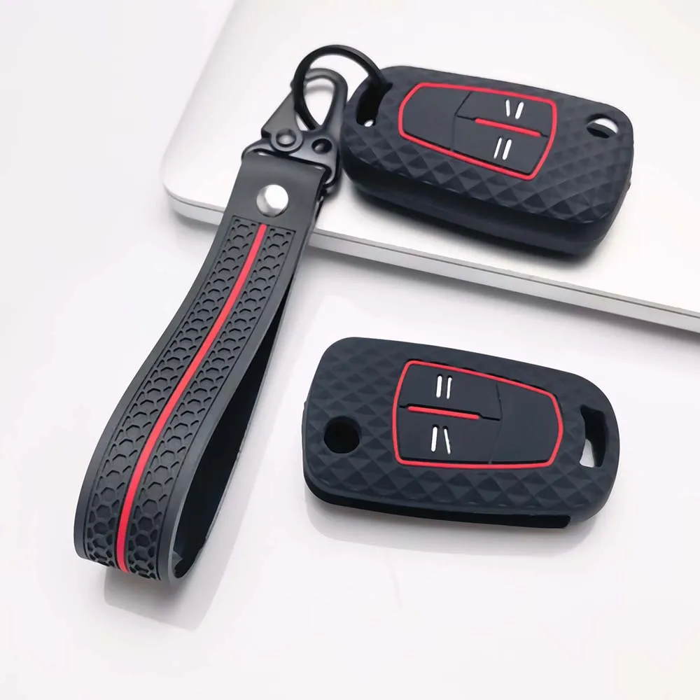 Car Remote Key Cover Case Shell Keychain for Opel Vauxhall Astra J Corsa D Insignia Vectra C Zafira Signum Accessories 2 Buttons