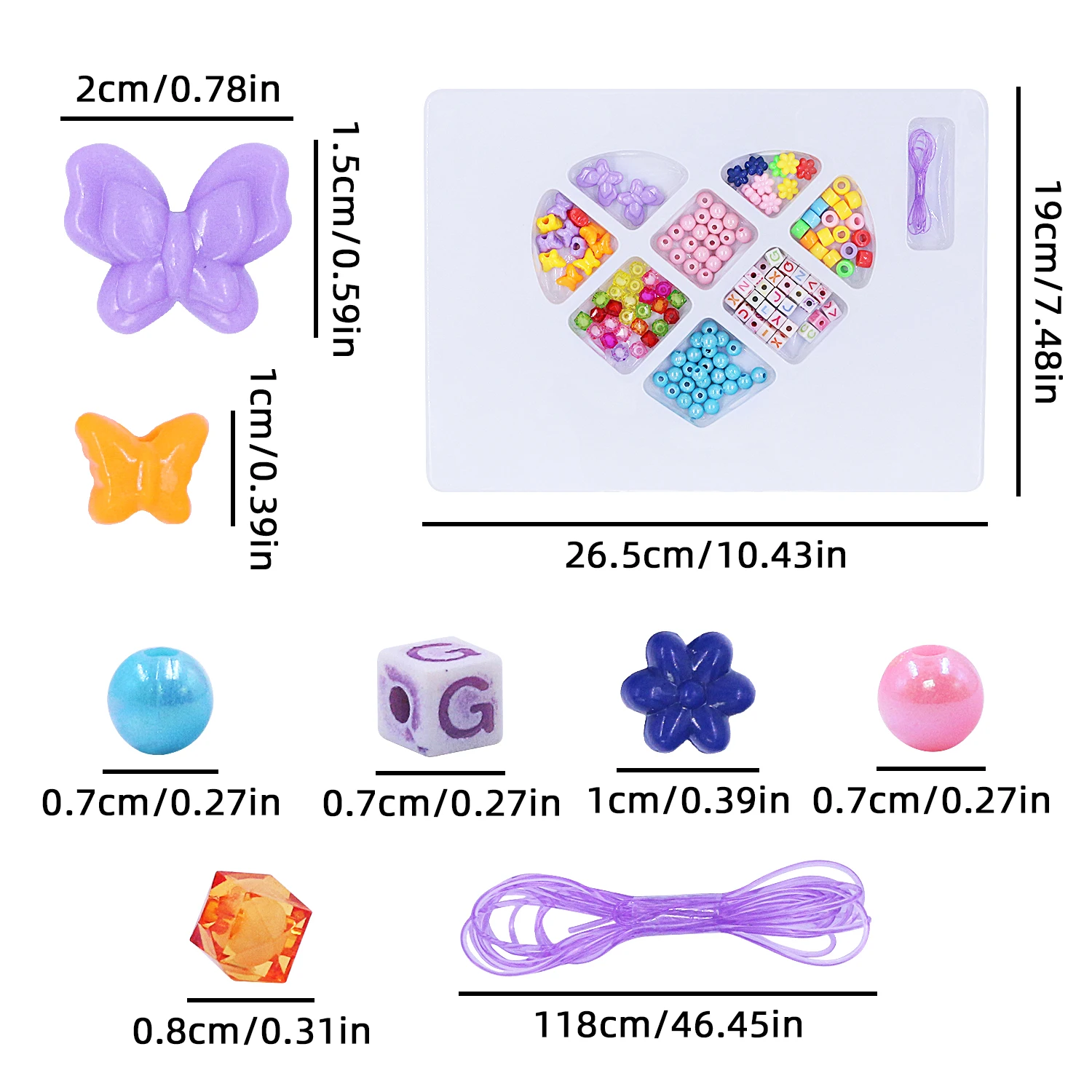 Kinder Puzzle Perle DIY handgemachte Mädchen Spielzeug Acryl interaktive Armband hausgemachte Schmuck Farbe zufällig