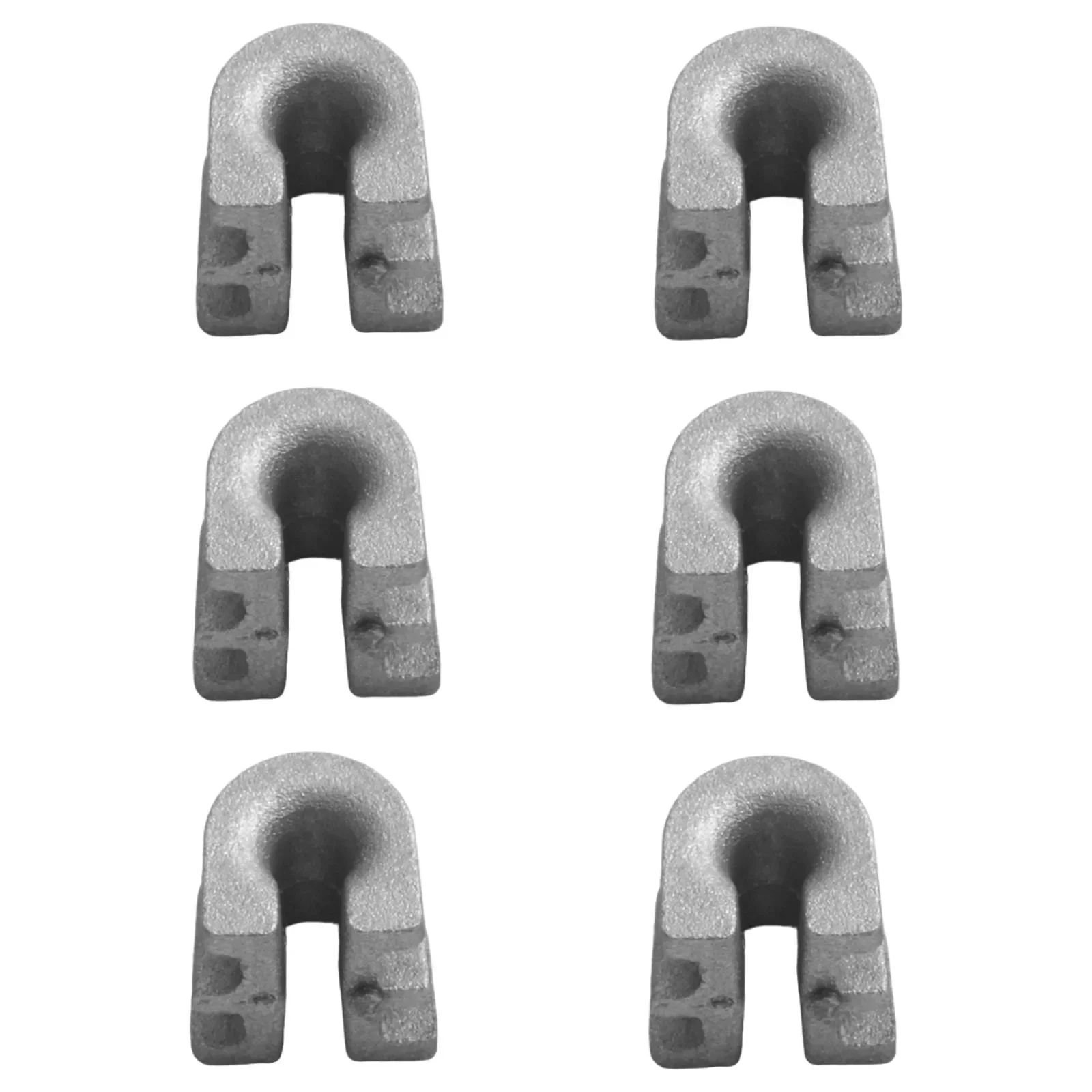 Cabezal de corte de 6 piezas, manga de ojal para Stihl FS90, FS200, FS55, FS70, FS85, retenedor de línea de ojales, herramientas de jardín