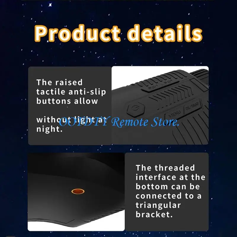  2.8 Inch Display Double Purpose Day Night View Device with 64GB Storage Capacity Easy to Use for Security Monitoring