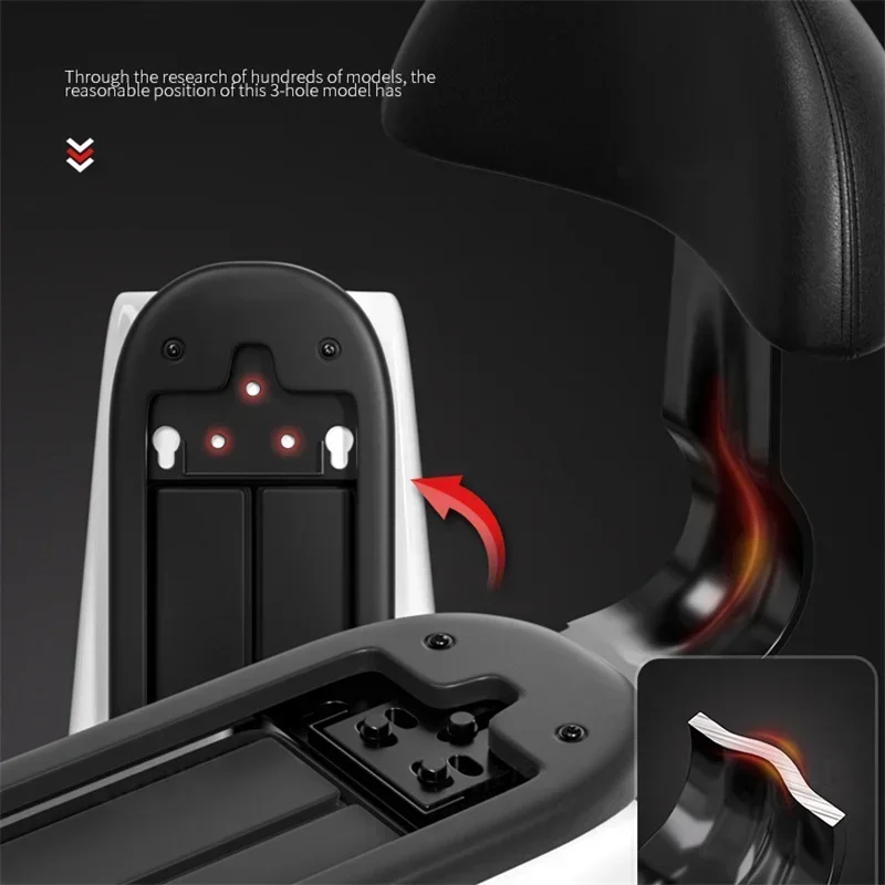 Bicycle Backrest Electric Bicycles Seat Cushion Universal Rear Bike Convenient Cycling Electric Bicycle Waterproof Seat Black