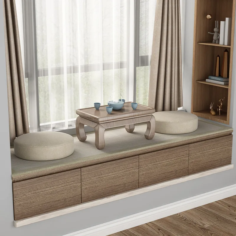 

Tatami bedroom drawer bay window cabinet balcony window sill cabinet low sitting floor