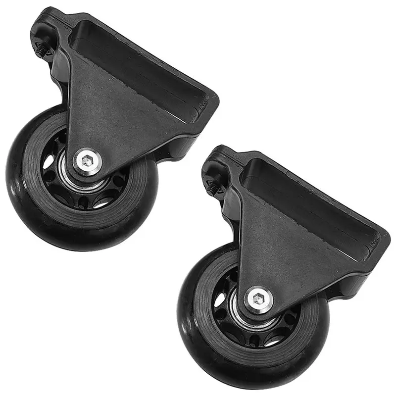 AB41-Telescoping Retractable Ladder Wheels Pulleys Casters Set 1 Pair For Enhanced Mobility And Stability