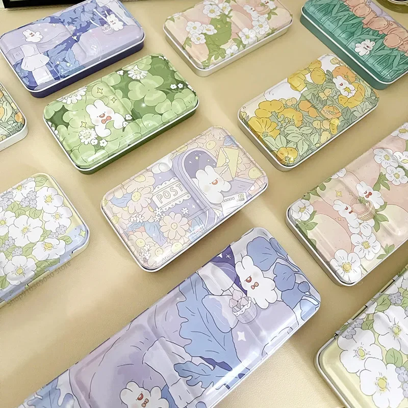 Cartoon Watercolor Subpackage Box Portable Painting Pigment Box Artist Travel Sketching Watercolor Painting Palette Art Supplies