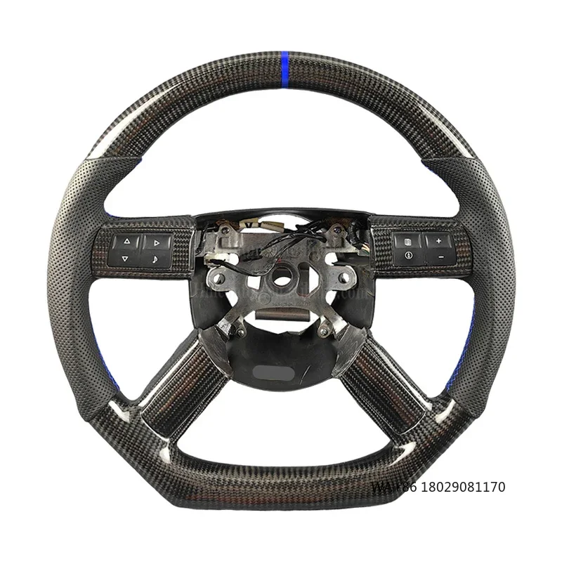 

Качественное оптовое модификация кожаного руля из углеродного волокна для рулевого колеса автомобиля Chrysler 300C