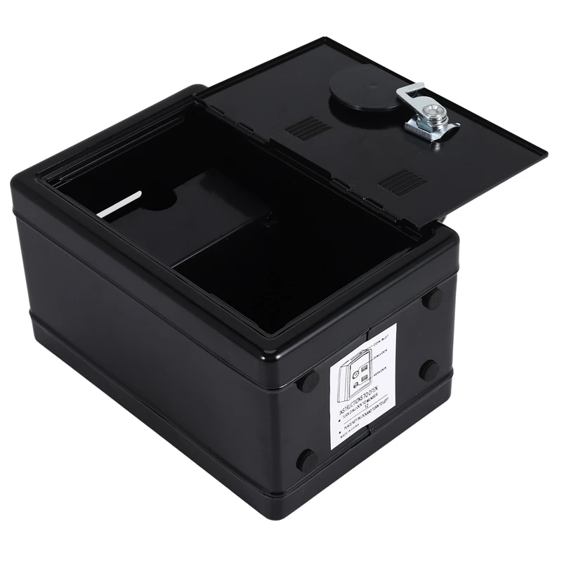 Organizzatore di cassette di sicurezza Scatola decorativa da scrivania in ferro Salvadanaio Mini armadietto in metallo Scatola di immagazzinaggio per soldi Scatola di immagazzinaggio per ragazzi