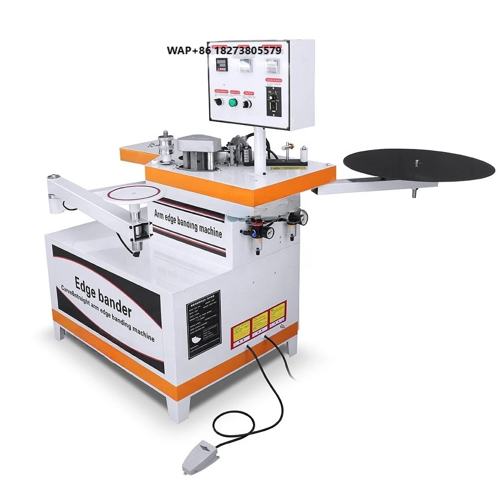 Manual Edge Bander Machine Double Sided Glue Cover Wood Portable Edge Banding Machinery