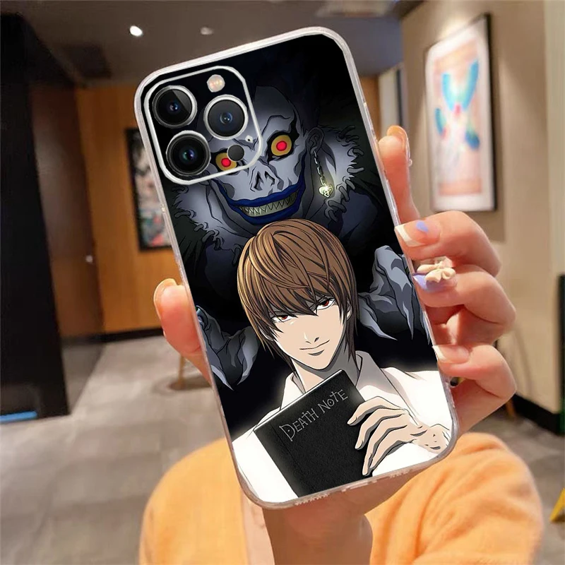 

Phone Case For iphone 17 Pro Max 17Pro 17Air 16 15 14 13 Pro Max 15 16 Pro 15Plus Anime Death Note
