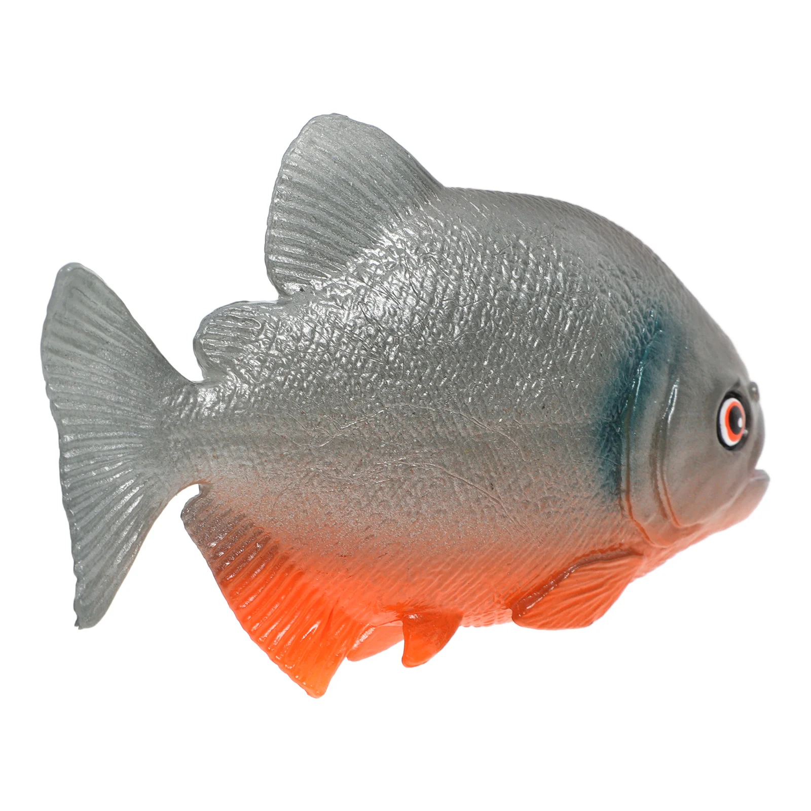 Piranha Toy Simulation Sea Life Animal Simulated Model Static River Fish Ornament Plastic Shaped Child