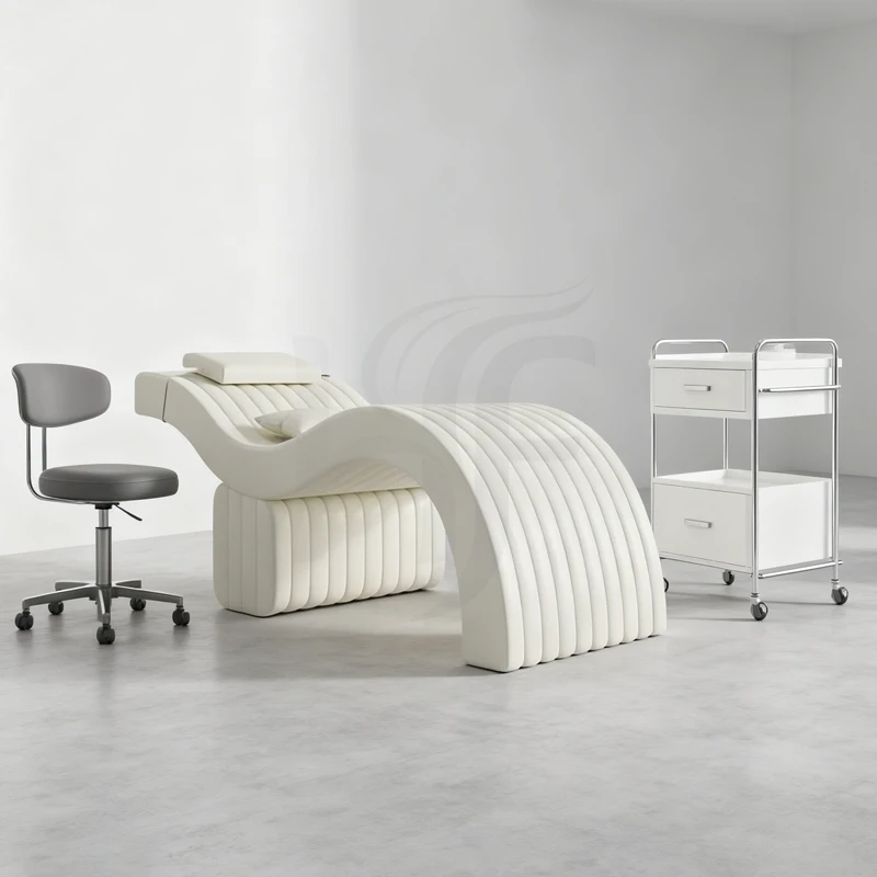 Beauty Salon Eyelash Bed Spa Treatment Bed Wellness Massage Table Curve Lashes Extension Be
