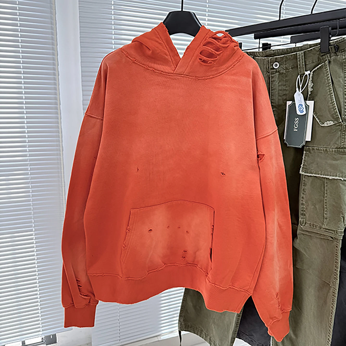 

Худи Waed в винтажном стиле с принтом в виде букв, свободного кроя, с круглым вырезом, модный свитшот для молодежи в уличном стиле