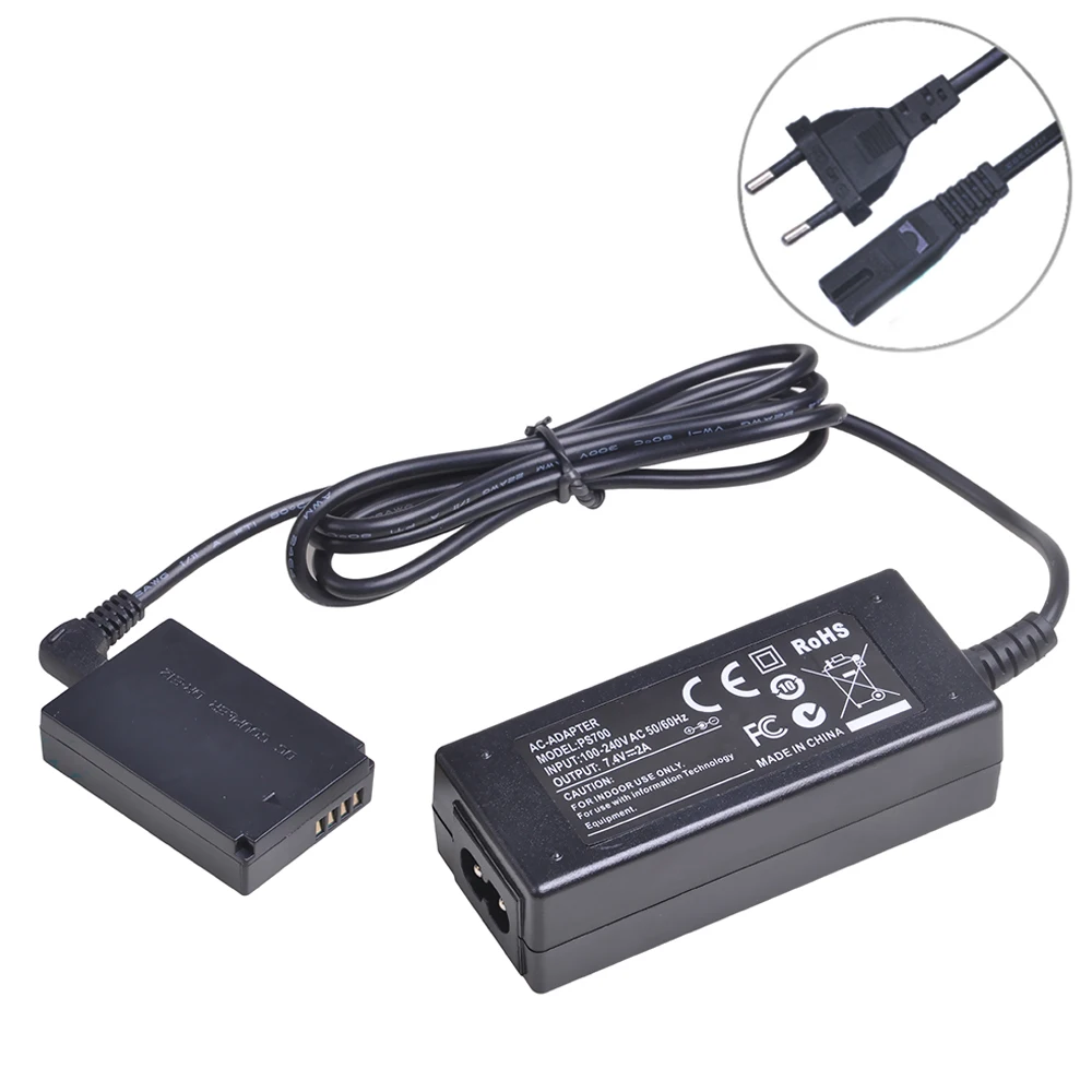 

Batmax ACK-E12 DR-E12 Dummy Battery AC Adapter DC Coupler Supply For Canon EOS M M2 M10 M50 M100 M200