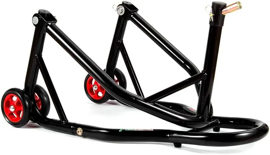 

Motorcycle Front Wheel Lift Stand for Sport and Street Bikes - Easy Headlift Triple Tree Design