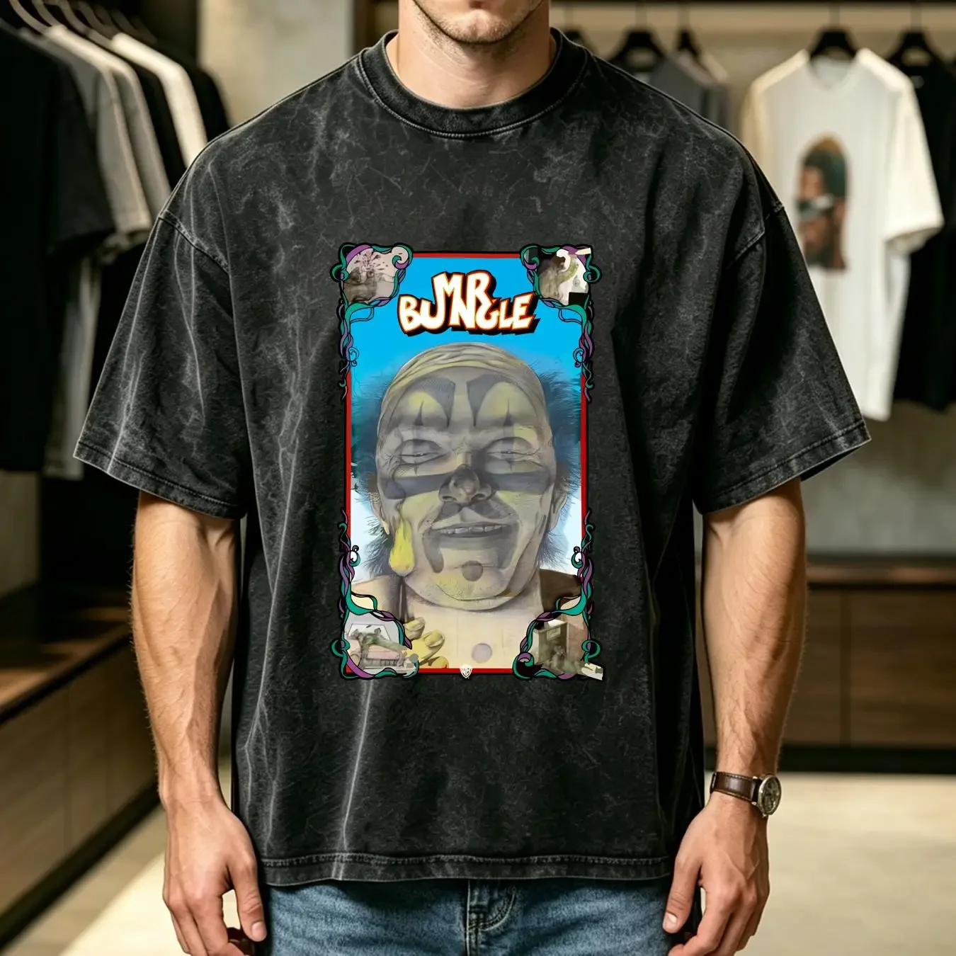 washed T Shirt Mr Bungle Band Rock poster Full Size long or short sleeves vintage Washed Comfortable designer clothes Unisex