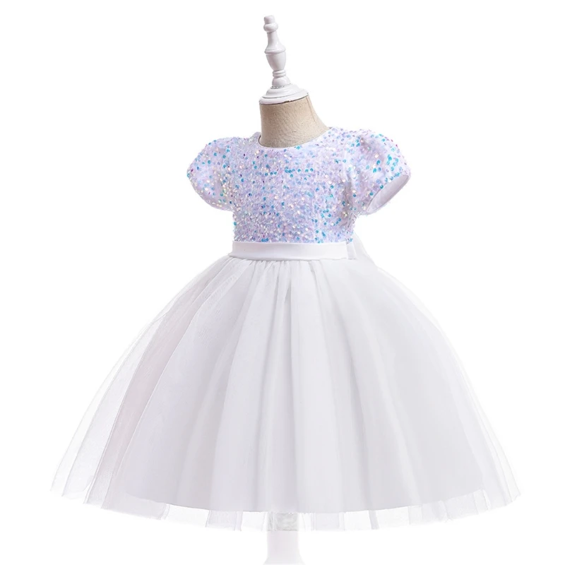 QX2D Baby Girls Summer Dress Stage Performing Princess Dress Toddler Girl Dresses