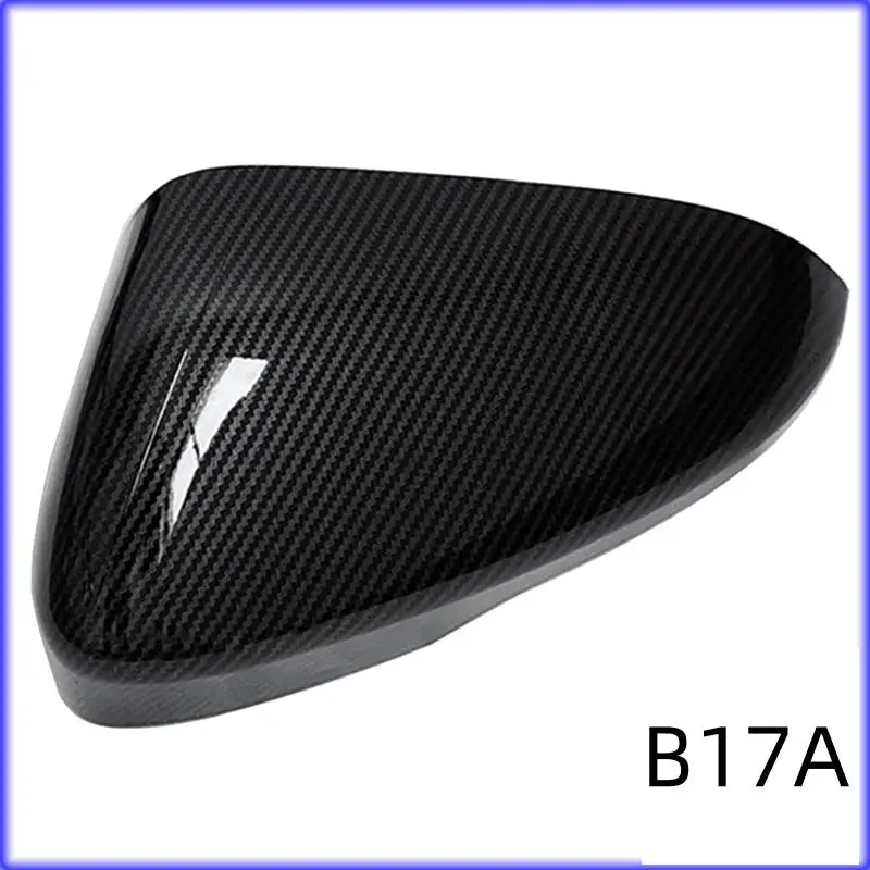 

BT-1Pair Car Rearview Mirror Cover Trim For Ford Mondeo Fusion 2013-2021 Parts US Version Side Wing Mirror Caps ABS Carbon Fiber
