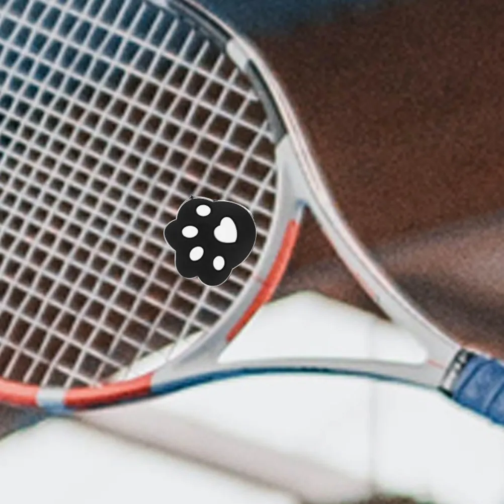 

4Pcs Silicone Tennis Racquet Dampeners Vibration Absorbers Lightweight Portable Shock Absorbing Tennis Accessories for All