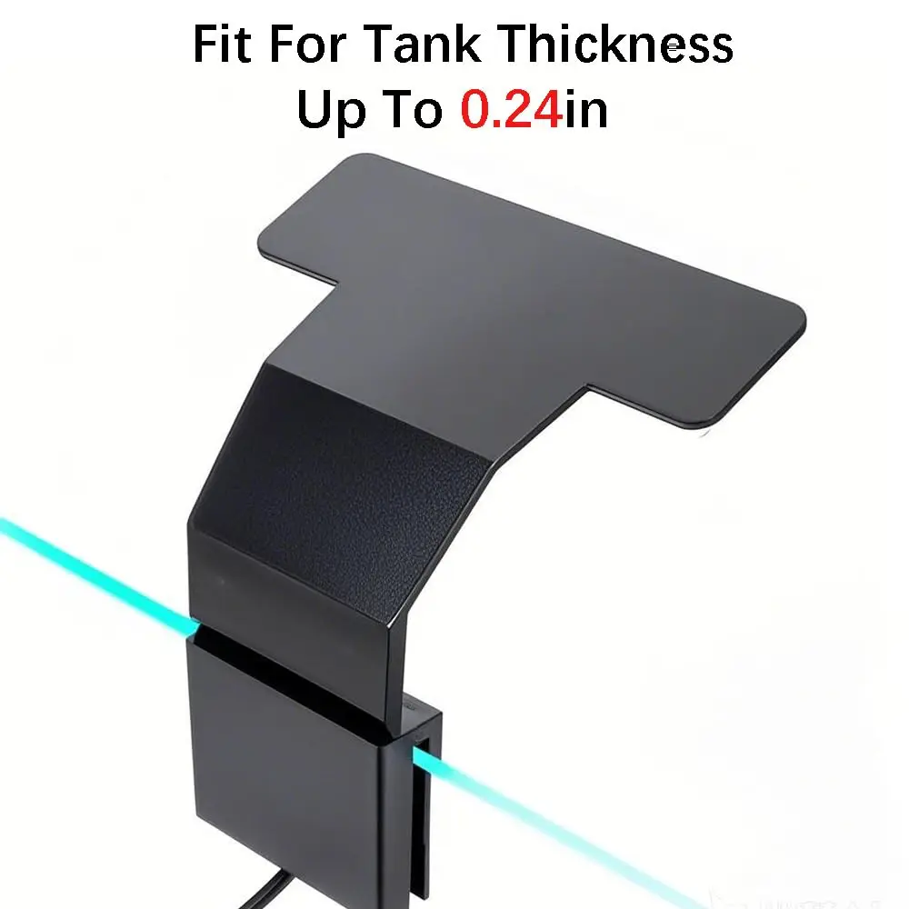 Ultra Bright LED Mini Clip on Small Aquarium Plant Light Full Spectrum LED Light White Red Blue Green LED (excluding Adapter)