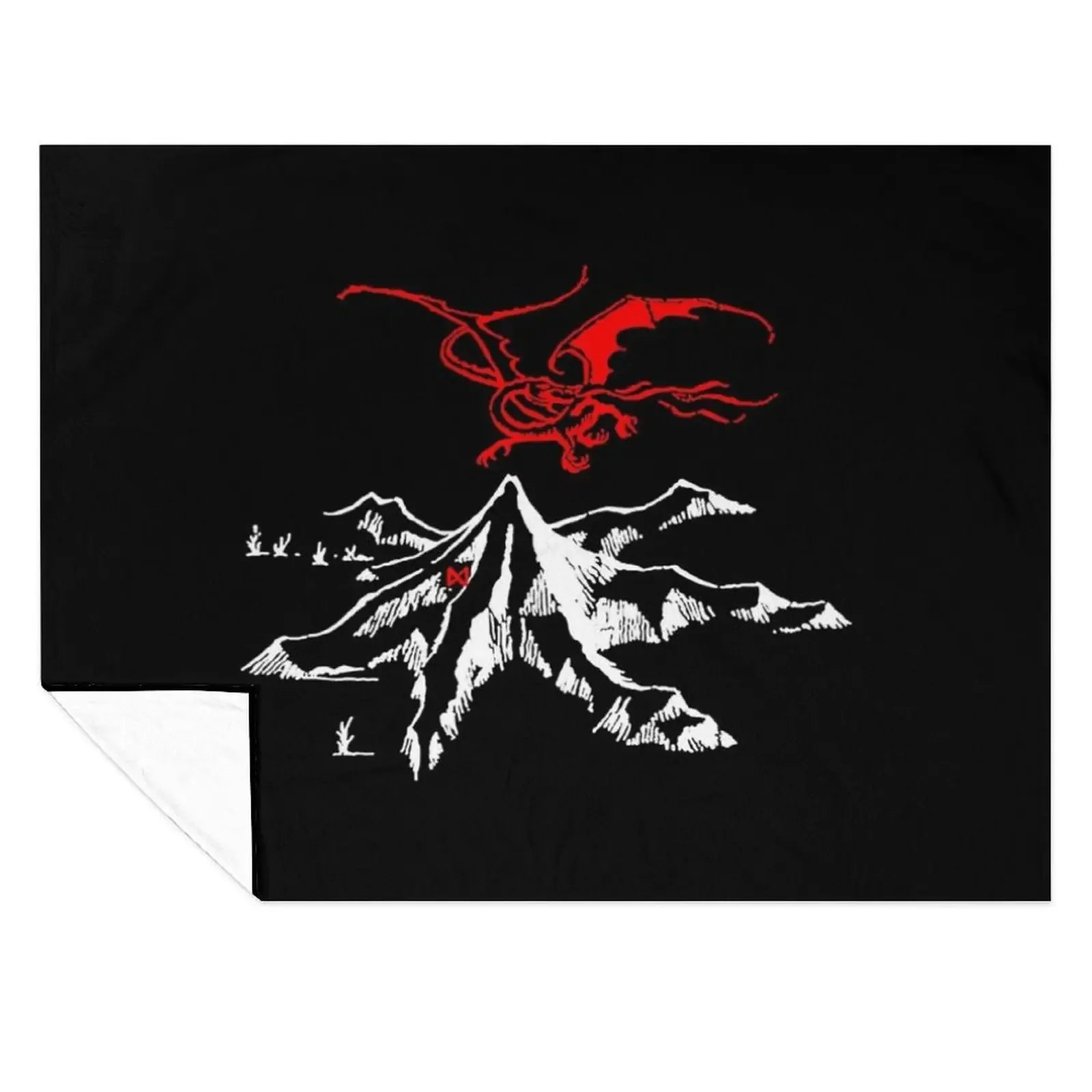 

Mountain Erebor Throw Blanket Blankets For Bed Decorative Sofa Soft Big For Baby Blankets