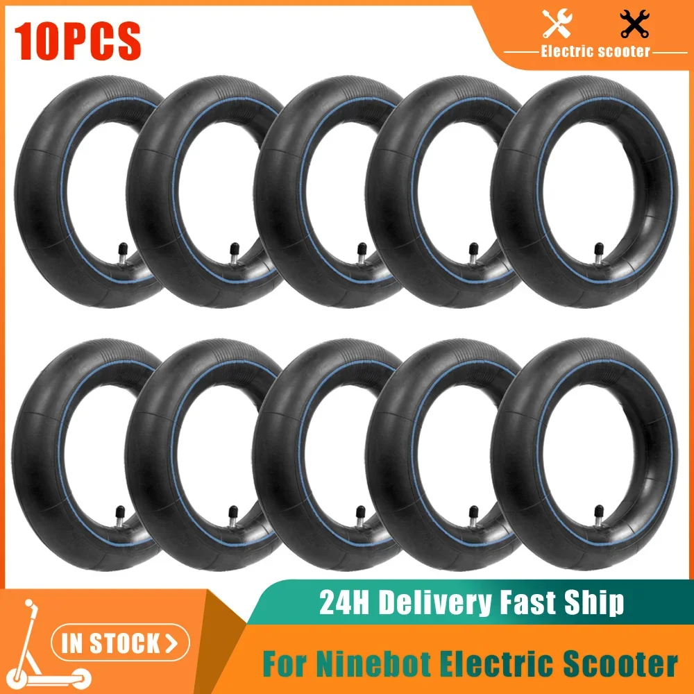 10PC 60/70-6.5 Front Rear Inner Tube for Ninebot Max G30 Electric Scooters 10 Inch 10x2.50 Rubber Tire Tube Accessories Parts