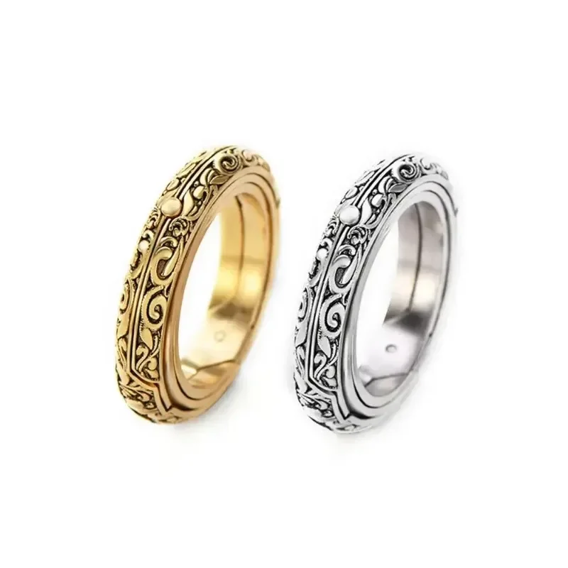 2024 Astronomical Foldable Ring Necklace Astronomical Sphere Sphere Ring Cosmic Finger Ring Couple Jewelry