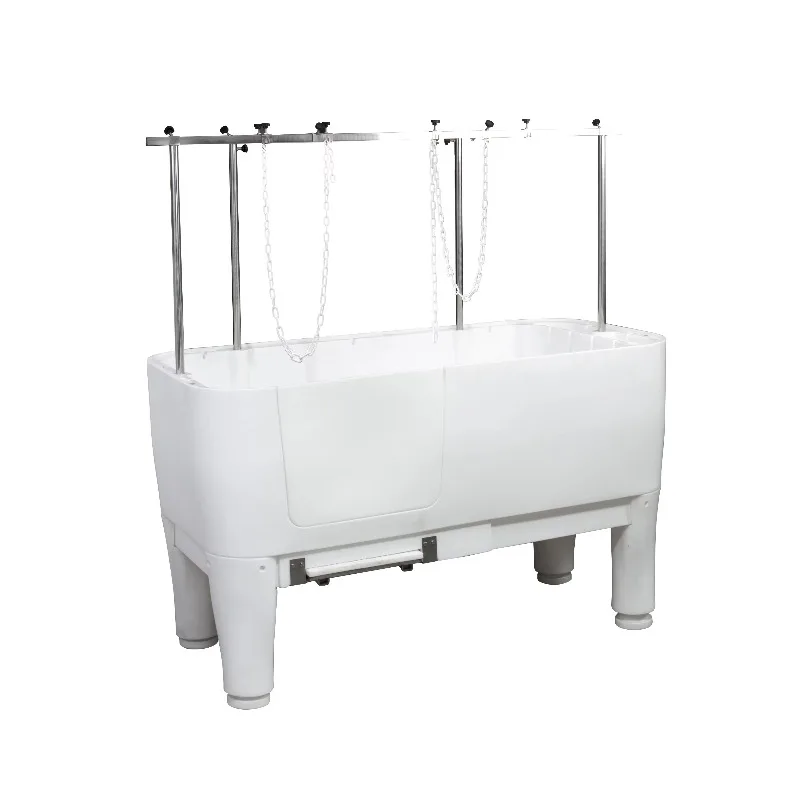 Salone per toelettatura Doccia spa in plastica per animali domestici Vasca da bagno Stazione di lavaggio per cani Vasca da bagno spa portatile in plastica per animali domestici