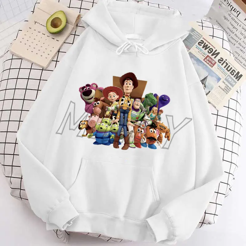 Woman Sweatshirts Toy Story Hoody Streetwear Harajuku Women\'s Hoodies Buzz Lightyear Woody Hoodie Clothing Women\'s Hooded Female