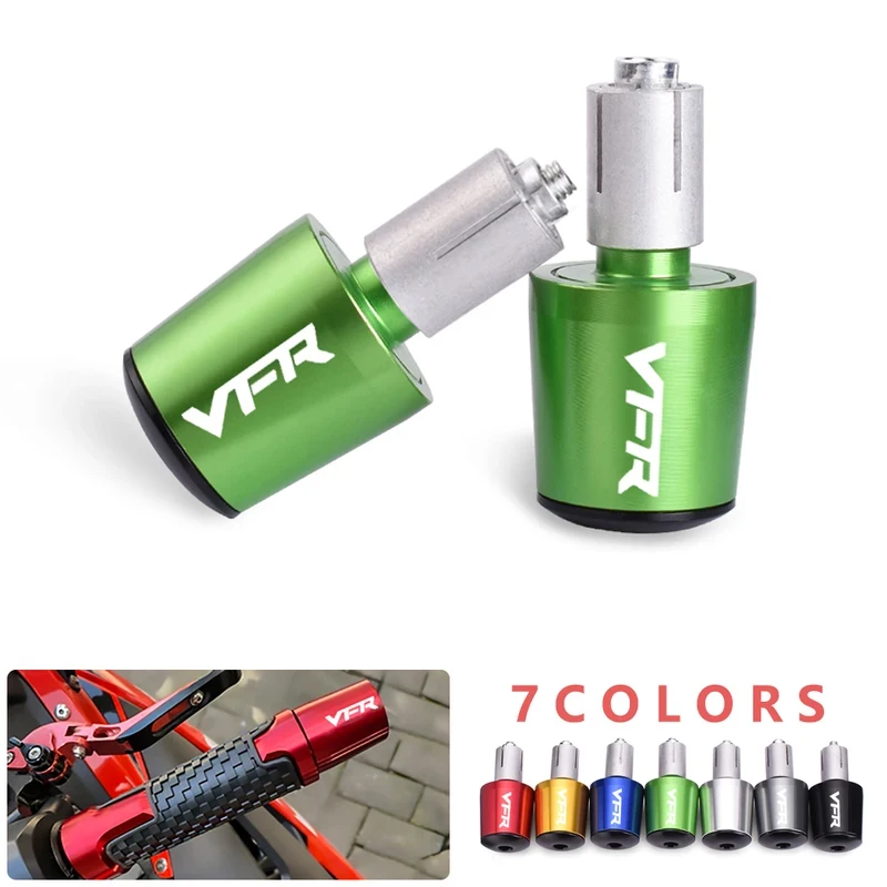 VFR Motorcycle CNC Handlebar Grips Handle Bar Cap End Plugs For HONDA VFR 800 1200x VFR800 VFR800X VFR800F VFR1200x Crosstourer - view 2