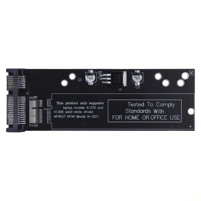 

B03F Durable SSD to-SATA Adapter Card for Air A1370 A1369 MC965 2010 2011 Laptop Adapter Board Reader Card Converter