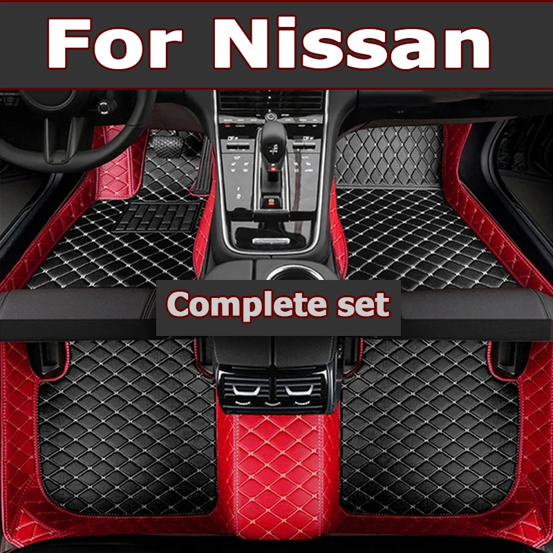 Car Floor Mats For Nissan Qashqai Sylphy Navara Kicks March Teana Xtrail Almera Livina Murano Juke Pathfinder Car Accessories