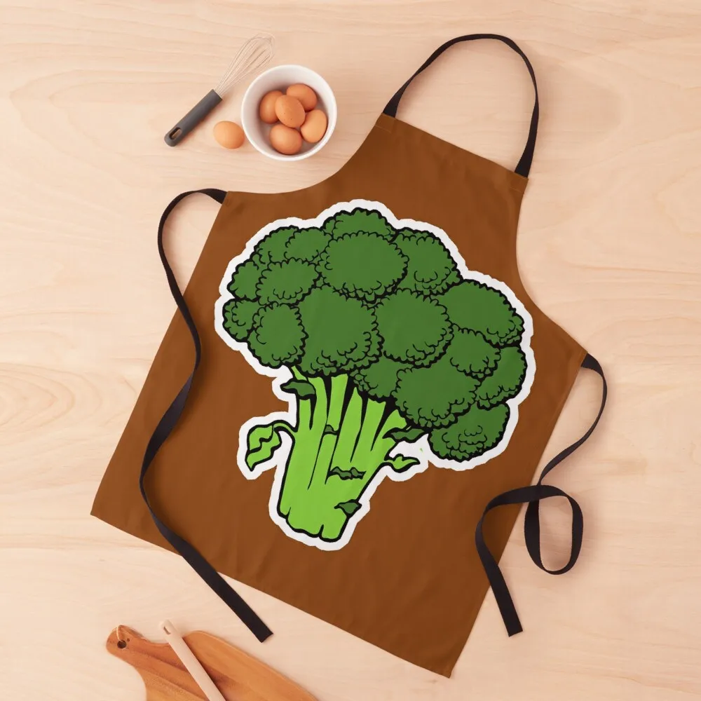 Broccoli on Brown Socks, T-Shirts, Coffee Mugs and Apron useful gadgets for home cookings for women Kitchen Supplies Apron